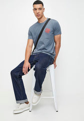 Polo Mens PJC Circular Logo In Blue