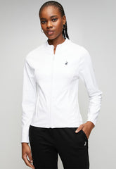 Polo Womens Scarlett Long Sleeve Track Top In White