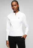 Polo Womens Scarlett Long Sleeve Track Top In White