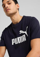 Puma Mens Navy Ess No. 1 Logo T-Shirt