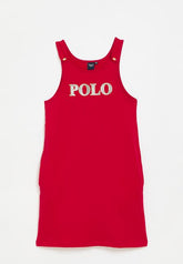 Polo 0055035 Girls Terri Pinafore Red