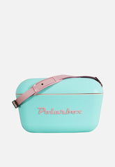 Polarbox 12L Cooler With Strap In Turquoise And Pink