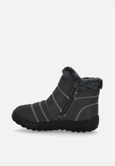 Pierre Cardin Kids Casey Quilted Grey/Pink Boot