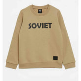 Soviet Zander Boys Crew Neck Sweat Top Sand