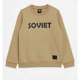 Soviet Zander Boys Crew Neck Sweat Top Sand