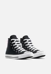 Converse Ladies Chuck Taylor Bow & Studs All Star In Black & Pink