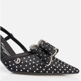 Sissy boy Ladies Ivy Slingback Heels In Black