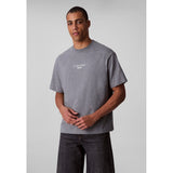 Calvin Klein Mens Rlxd Fit Graphic T-Shirt In Grey Heather