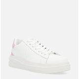 Guess Womens Elbina 6 Sneakers In White/Pink