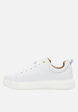 Polo Womens Leather Sneakers In White