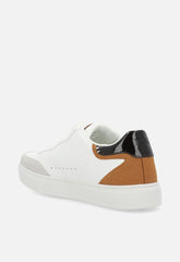 Polo Ladies Colour Block Court Sneakers In White