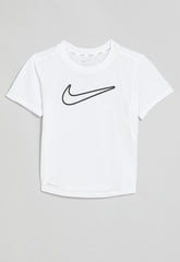 Nike Girls All Day Play Dri-Fit T-Shirt In White