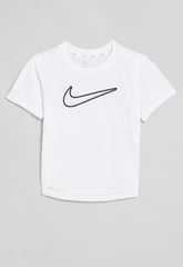 Nike Girls All Day Play Dri-Fit T-Shirt In White