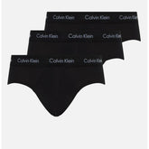 Calvin Klein Mens 3 Pack Hip Briefs In Black