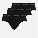 Calvin Klein Mens 3 Pack Hip Briefs In Black