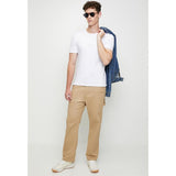 Guess Mens Aidy Cn Ss Tee White