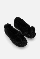 Hush Puppies Ladies Chloe Slippers In Black