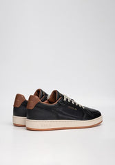 Replay Mens Smash Choice 3 Shoes In Black Cuoio