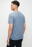 Pringle Mens Charlie Embroiderr T-Shirt In Mid Blue