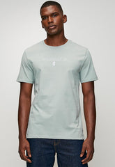 Pringle Mens Gerald Embroidery T-shirt In Sage