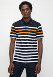 Pringle Mens Victor Mercerized Golfer In Navy