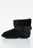 Hush Puppies Ladies Casa Slipper Boot In Black