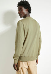 Ben Sherman Mens Target Crew Sweater Olive