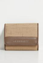 Jo Borket Tlythe Small Trifold Purse Brown - One Size