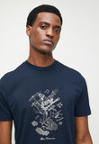 Ben Sherman One Band Man T-Shirt In Navy