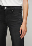 Stella Morgan Mid Waist Straight Leg Denim Jeans In Black