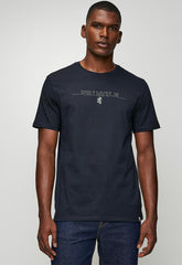 Pringle Mens Gerald Embroidery T-shirt In Navy