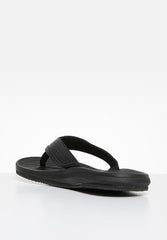 Hush Puppies Mens Strut Thong Sandals In Black