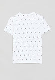 Polo Boys Sebastian Monogram T-Shirt In White