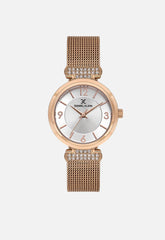 Danile Klein Rose Gold Strap Watch For Ladies