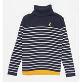 Polo Girls Debbie Polo Neck Pullover In Navy