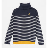 Polo Girls Debbie Polo Neck Pullover In Navy
