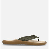 Jeep Mens Cherokee Pool Thong Slides In Olive