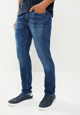 Guess Mens Vera Eco Jeans In Dark Wash