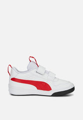 Puma Kids Multiflex Sl V Ps Shoes In White & Red