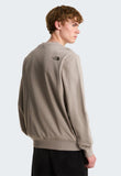 The North Face Mens Drew Peak Crew Stone Slab/New Taupe Green