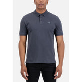 S.P.C.C Mens Mullen Short Sleeves Golfer In Dark Grey