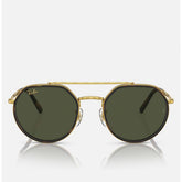 Rayban Mens Black Lens Sunglasses In Gold