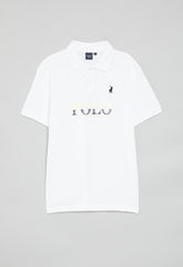 Polo Boys Layton Short Sleeve Golfer In White
