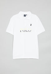 Polo Boys Layton Short Sleeve Golfer In White