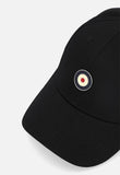 Ben Sherman Mens Metal Targy Badge Cap In Black