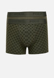 Polo Mens 2 Pack Boxer Set In Olive