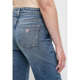 Guess Womens High Rise Jeans In Medium Wash