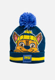 Boys One Up Beanie Paw Patrol Navy Blue/Yellow