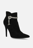 Footwork Ladies Naresh Ankle Boots In Black