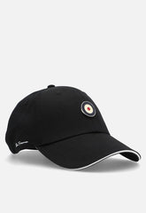 Ben Sherman Mens Metal Targy Badge Cap In Black